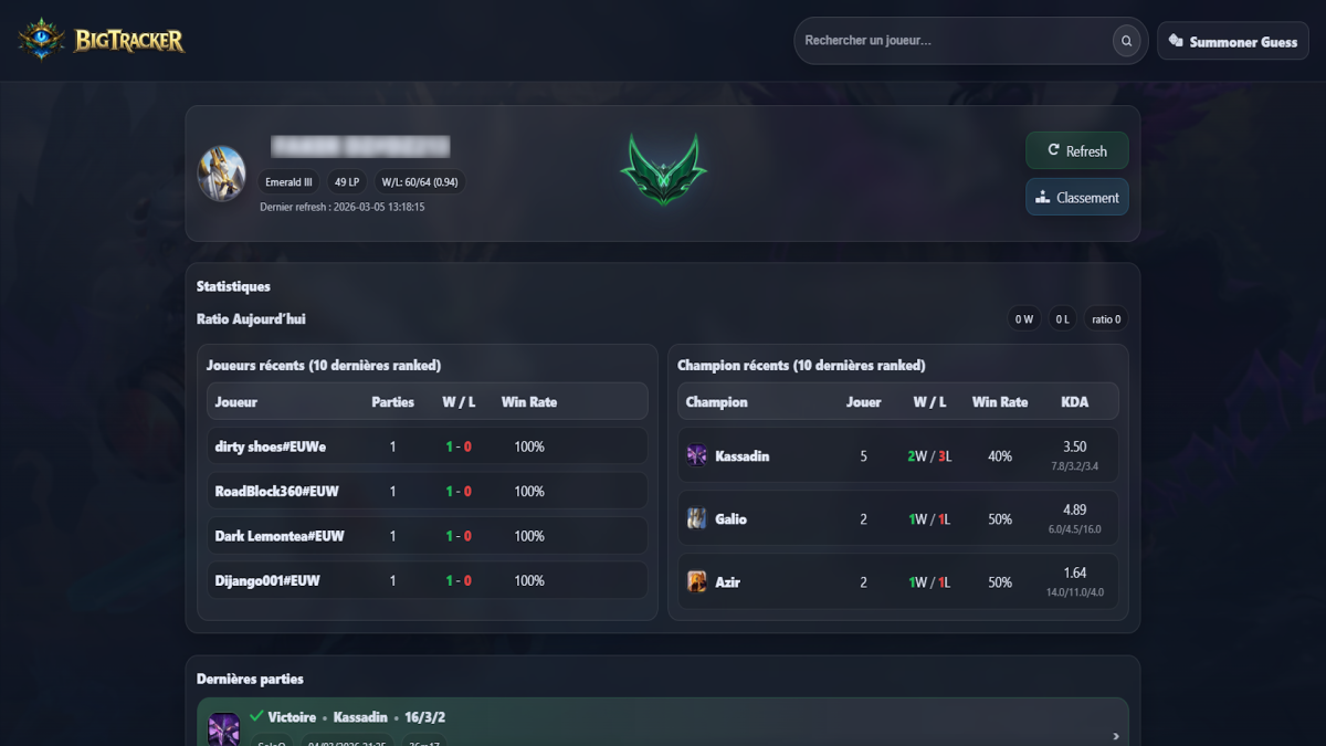 BigTracker (League Of Legend)