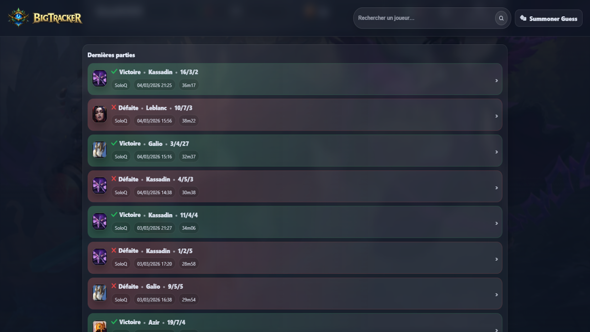 BigTracker (League Of Legend)